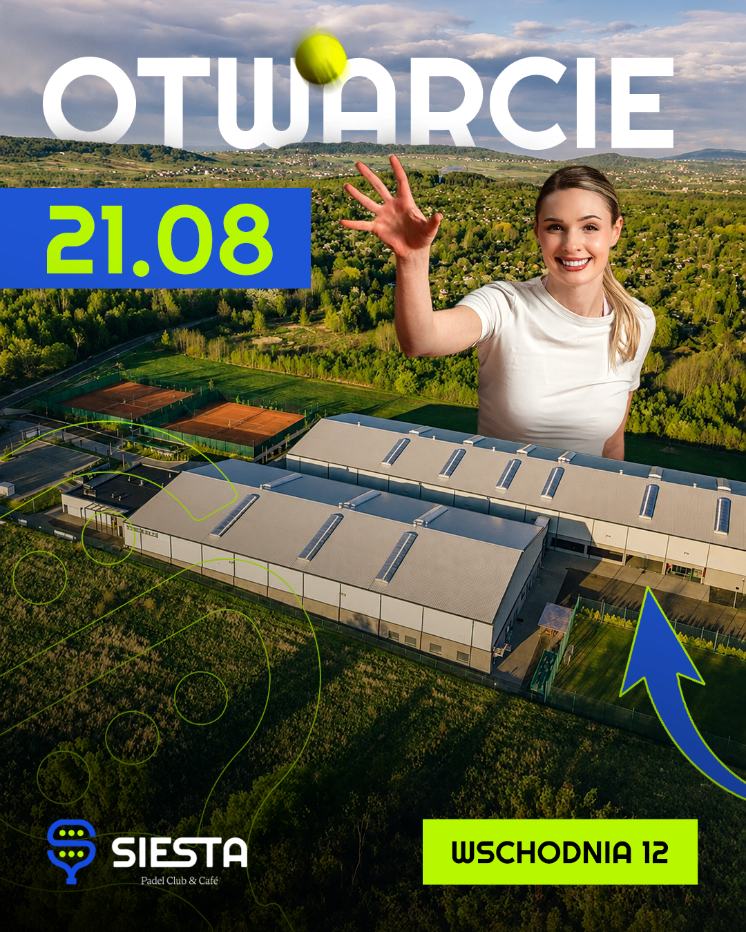 Siesta Padel Club – otwarcie 21 sierpnia